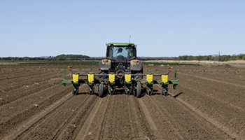 Tractor seeding in Kununurra